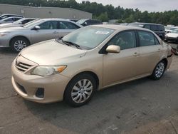 Salvage cars for sale at Exeter, RI auction: 2013 Toyota Corolla Base