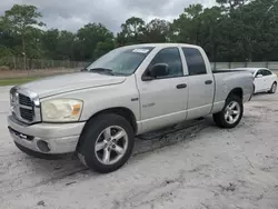 Salvage cars for sale from Copart Fort Pierce, FL: 2008 Dodge RAM 1500 ST