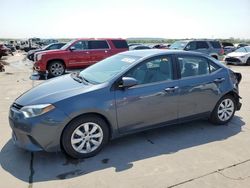 Toyota Vehiculos salvage en venta: 2014 Toyota Corolla L