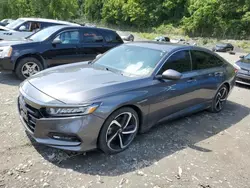 Honda salvage cars for sale: 2018 Honda Accord Sport