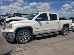 Salvage cars for sale from Copart Grand Prairie, TX: 2015 GMC Sierra C1500 SLT