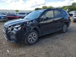 Salvage cars for sale at Davison, MI auction: 2022 Subaru Forester Premium