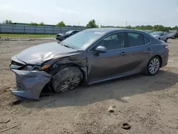 Salvage cars for sale at Houston, TX auction: 2020 Toyota Camry LE