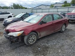 Salvage cars for sale at Albany, NY auction: 2016 Toyota Camry LE