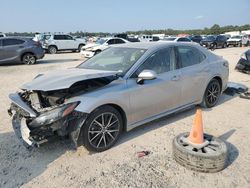 Salvage cars for sale from Copart Houston, TX: 2021 Toyota Camry SE