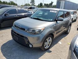 Salvage cars for sale at Sikeston, MO auction: 2016 KIA Soul +