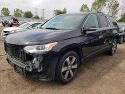 Chevrolet salvage cars for sale: 2018 Chevrolet Traverse LT