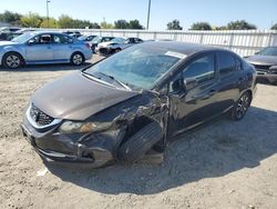 Salvage cars for sale at Sacramento, CA auction: 2014 Honda Civic EX