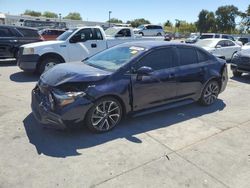 Toyota salvage cars for sale: 2020 Toyota Corolla XSE