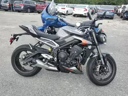 Salvage motorcycles for sale at Savannah, GA auction: 2024 Triumph 2024 Triumph Motorcycle Street Triple 765 RS