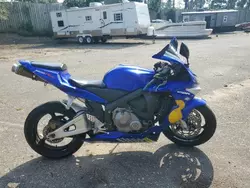 Salvage Motorcycles with No Bids Yet For Sale at auction: 2003 Honda CBR600 RR