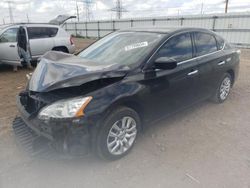 Salvage cars for sale at Elgin, IL auction: 2015 Nissan Sentra S