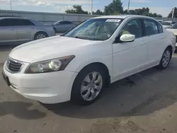 Salvage cars for sale at Littleton, CO auction: 2009 Honda Accord EXL