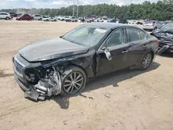 Salvage cars for sale at Greenwell Springs, LA auction: 2017 Infiniti Q50 Premium