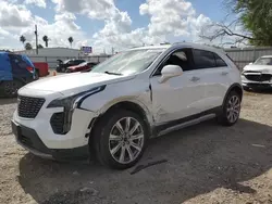 Salvage cars for sale at Mercedes, TX auction: 2019 Cadillac XT4 Premium Luxury