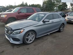 Salvage cars for sale at Denver, CO auction: 2016 Mercedes-Benz C 300 4matic