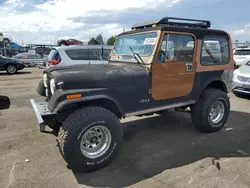 Salvage cars for sale at Denver, CO auction: 1985 Jeep Jeep CJ7