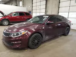 Salvage cars for sale at Blaine, MN auction: 2016 KIA Optima EX