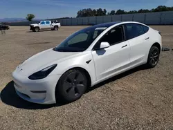 Salvage cars for sale from Copart Anderson, CA: 2021 Tesla Model 3