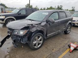 Salvage cars for sale from Copart Pekin, IL: 2017 Dodge Journey Crossroad