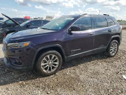 Salvage cars for sale from Copart Houston, TX: 2021 Jeep Cherokee Latitude LUX