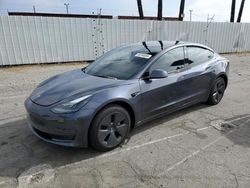 Salvage cars for sale at Van Nuys, CA auction: 2023 Tesla Model 3