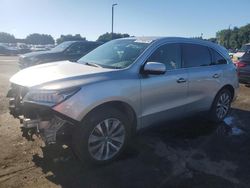 Salvage cars for sale at East Granby, CT auction: 2015 Acura MDX Technology