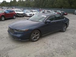 Salvage cars for sale at Duryea, PA auction: 2024 Honda Accord EX