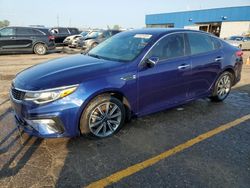 Salvage cars for sale at Woodhaven, MI auction: 2019 KIA Optima LX