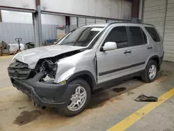 Salvage cars for sale at Mocksville, NC auction: 2002 Honda CR-V EX