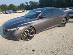 Salvage cars for sale at Ocala, FL auction: 2020 Honda Accord Sport