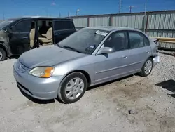 Salvage cars for sale at Haslet, TX auction: 2001 Honda Civic EX