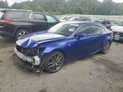 Salvage cars for sale at Assonet, MA auction: 2018 Lexus IS 300