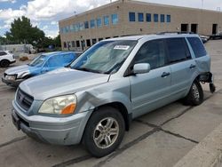 Vehiculos salvage en venta de Copart Littleton, CO: 2003 Honda Pilot EXL