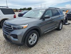 Salvage cars for sale at Taylor, TX auction: 2021 Ford Explorer XLT