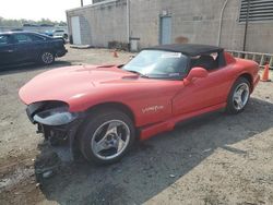 Salvage cars for sale at Fredericksburg, VA auction: 1995 Dodge Viper RT-10