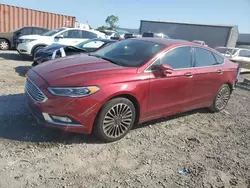 Salvage cars for sale at Hueytown, AL auction: 2017 Ford Fusion Titanium