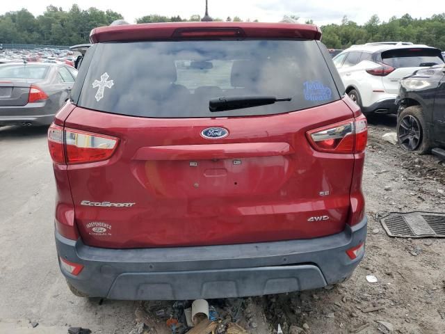 2020 Ford Ecosport SE