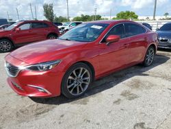 Flood-damaged cars for sale at auction: 2016 Mazda 6 Grand Touring