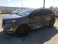 Salvage cars for sale at Dyer, IN auction: 2024 Ford Edge ST