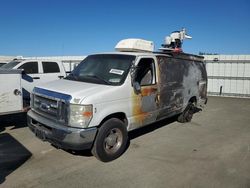 Salvage trucks for sale at Martinez, CA auction: 2008 Ford Econoline E350 Super Duty Van