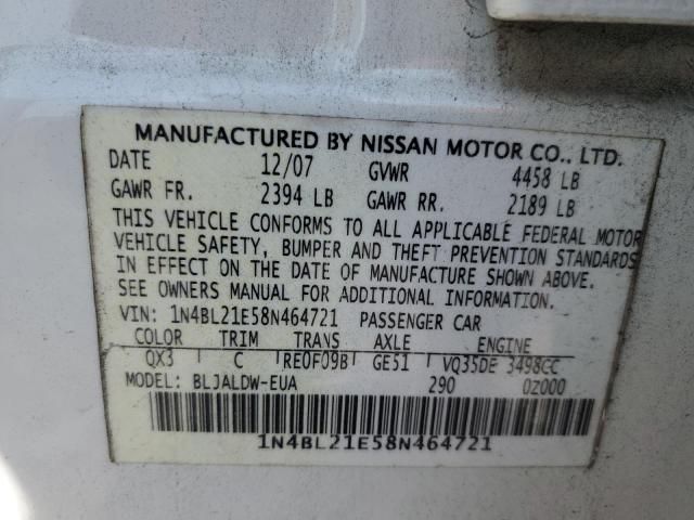 2008 Nissan Altima 3.5SE