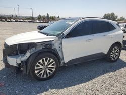 Salvage cars for sale at Mentone, CA auction: 2020 Ford Escape Titanium