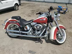 Salvage motorcycles for sale at West Mifflin, PA auction: 2012 Harley-Davidson Flstn Softail Deluxe