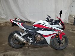 Salvage cars for sale from Copart Ebensburg, PA: 2018 Honda CBR500 R