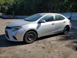 Salvage cars for sale at Austell, GA auction: 2015 Toyota Corolla L