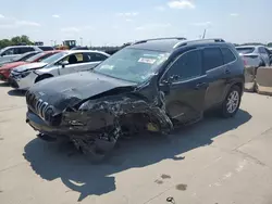 Salvage cars for sale at Wilmer, TX auction: 2018 Jeep Cherokee Latitude Plus