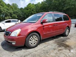 Salvage cars for sale at Austell, GA auction: 2014 KIA Sedona LX