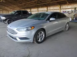 Ford salvage cars for sale: 2018 Ford Fusion SE