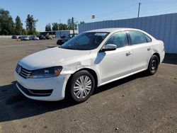 Salvage cars for sale at Portland, OR auction: 2014 Volkswagen Passat S